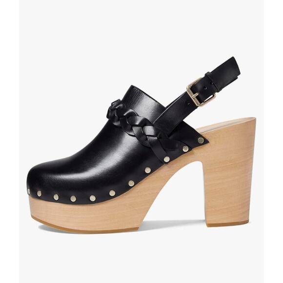 Loeffler Randall Paxton Braided Clog Studded Black NEW with Box Size 9 - Picture 2 of 11